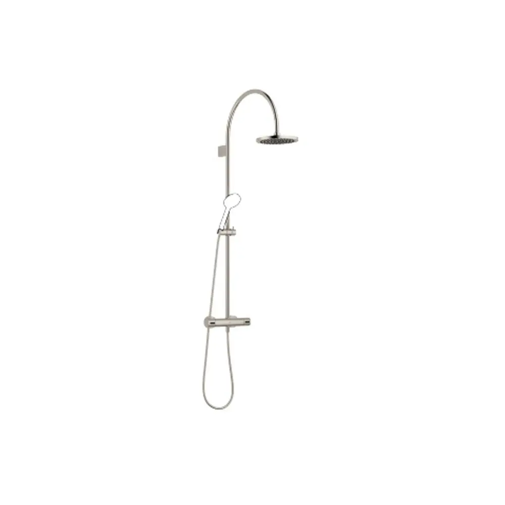 DORNBRACHT Shower Pipe mit Brause-Thermostat SERIENSPEZIFISCH 34459892 220 mm Platin gebürstet, 34459892-06 Galeriebild 1